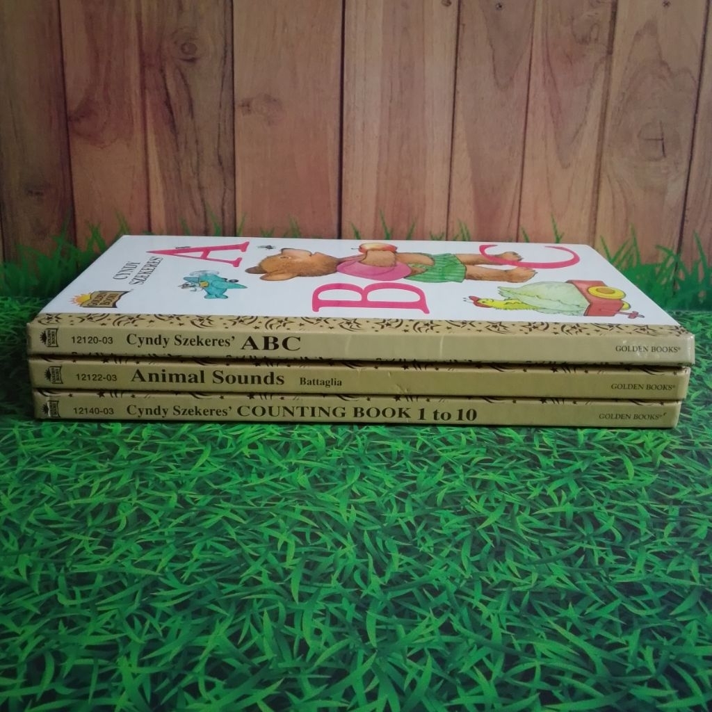 Buku anak cyndy Szekeres Animal Sounds-Counting Book 1 to 10-A B C