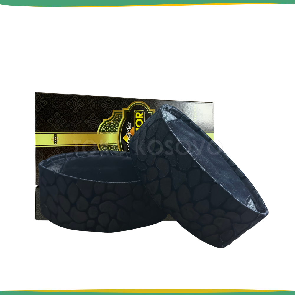 Songkok Motif WADIMOR TIGER LASER AC Original Tinggi 9 Cm Peci Hotprint Sholat Pria Dewasa Hitam Ful
