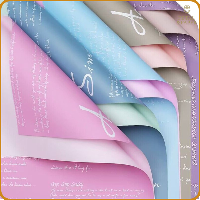 

Kertas Buket Bunga Kertas Cellophane Flower Wrapping Hand Bouquet Florist Ecer KB6025