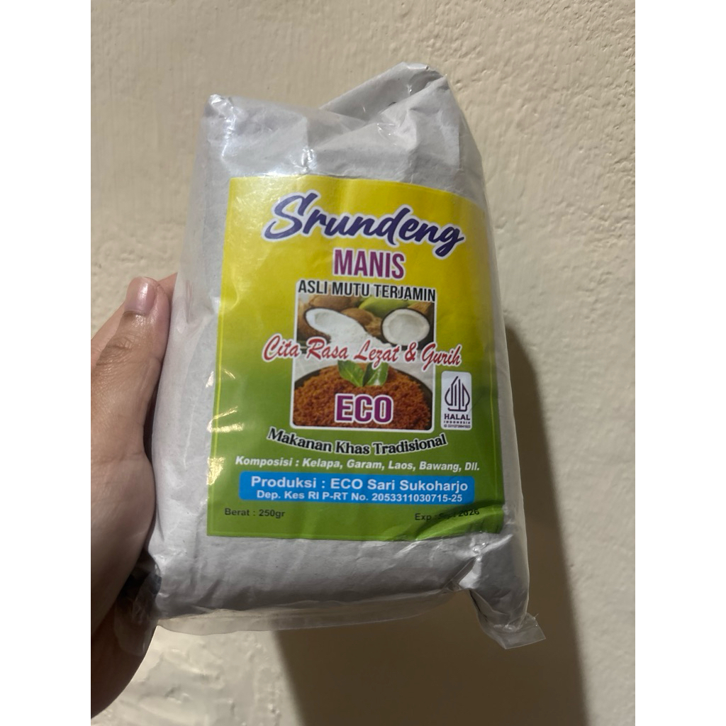 

srundeng manis solo 250 gr