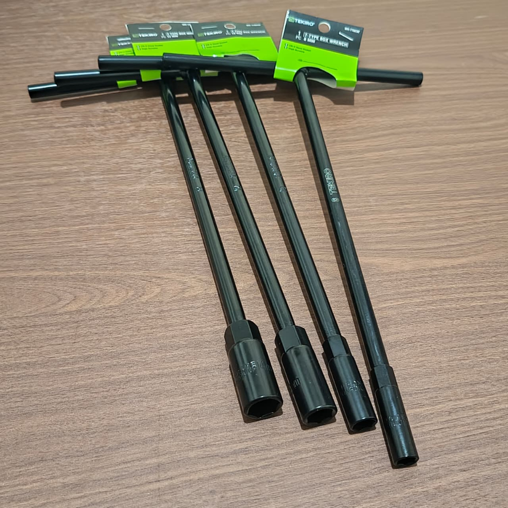 ORIGINAL KUALITAS TEKIRO Kunci T sock Sok 4PCS 8 10 12 14 mm KUNCI T full 1 SET LENGKAP KUAT DAN AWE