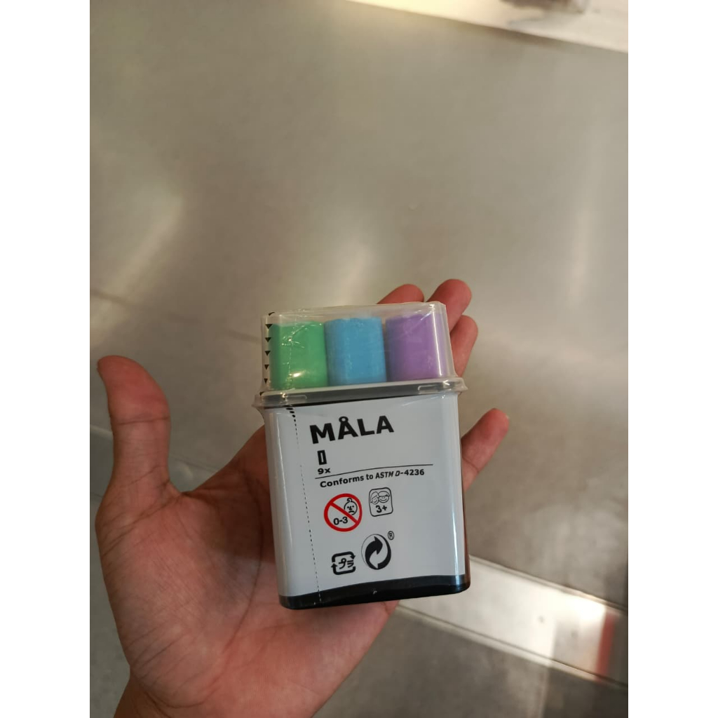 

Kapur tulis papan, mala warna campuran