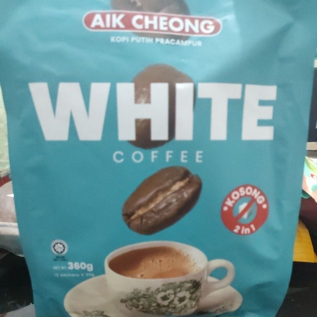 

AIK CHEONG kopi white coffee 2in1 kosong