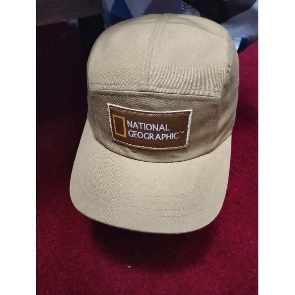 Topi Baseball Cap National Geographic Original Beige N181UHA060