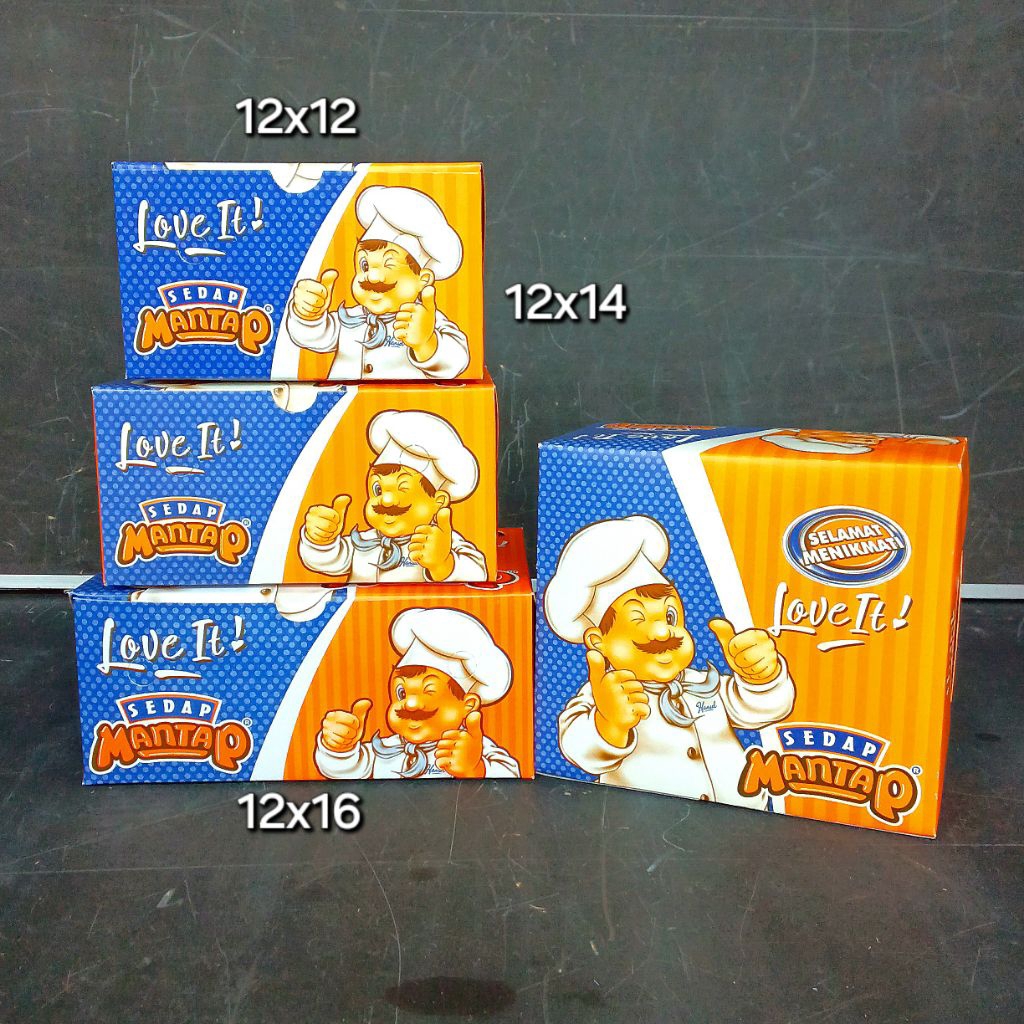 

Dus Snack Box Sedap Mantap | 12x12 | 12x14 | 12x16 | ( Pak 10 Pcs ) [ Original ]