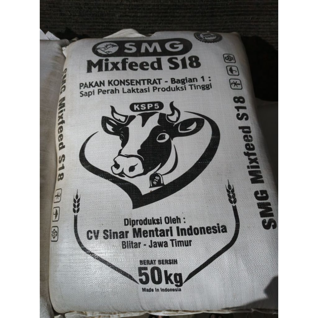 SMG mixfeed S18 konsentrat penggemukan sapi 1kg
