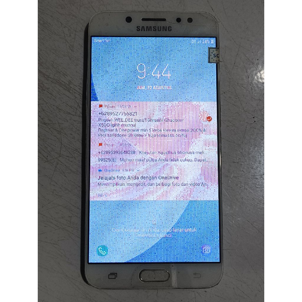 Mesin Normal SAMSUNG J7+ (RAM 4/32) - Unit