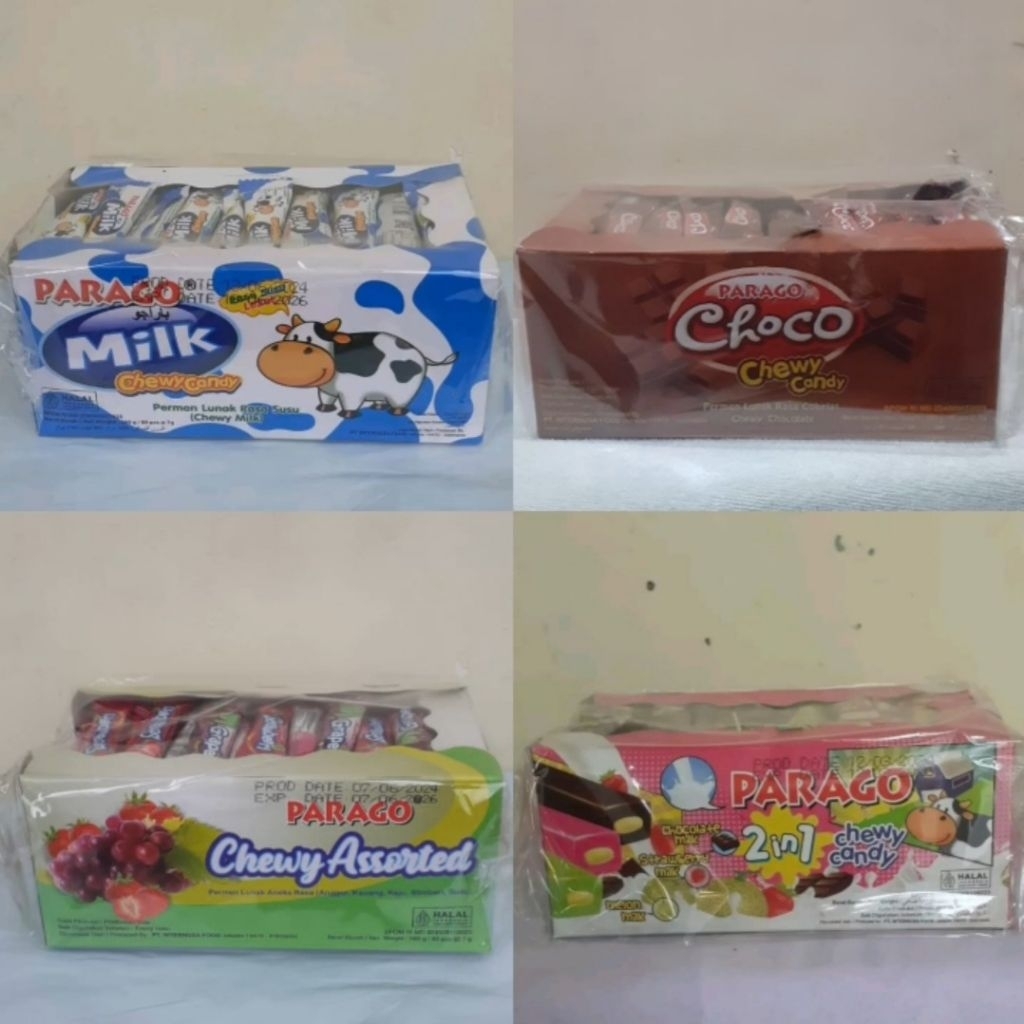 

permen parago susu DUS isi 8pak