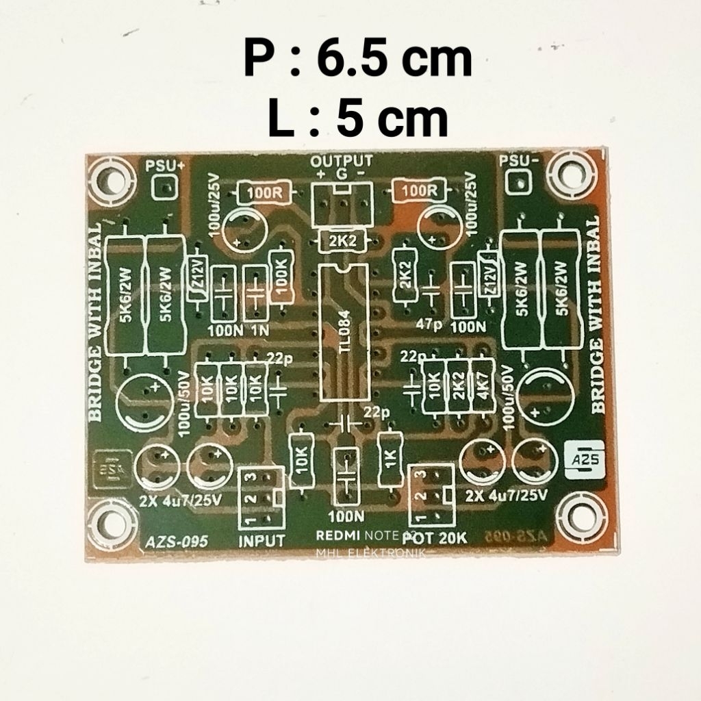 PCB Filter BTL Plus Input Balance