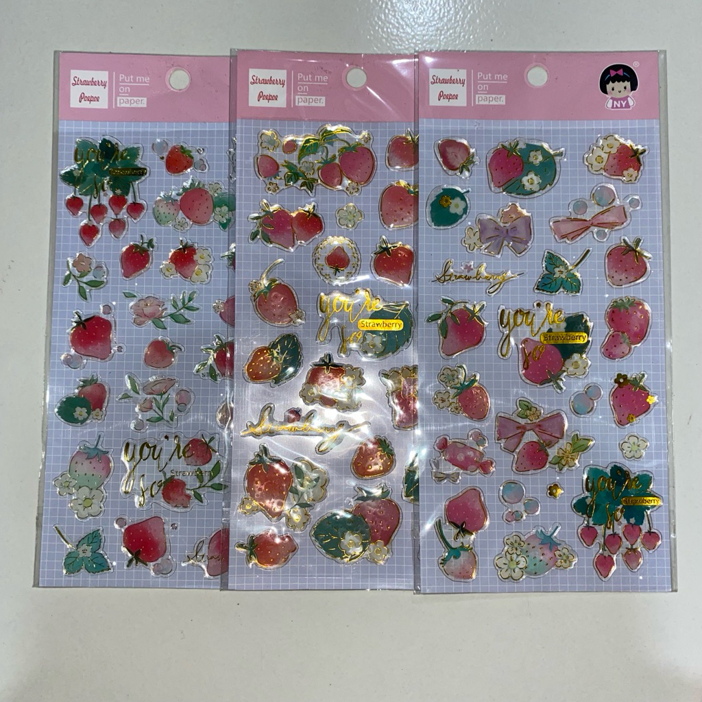 

Sticker strawberry pink (SEALED)