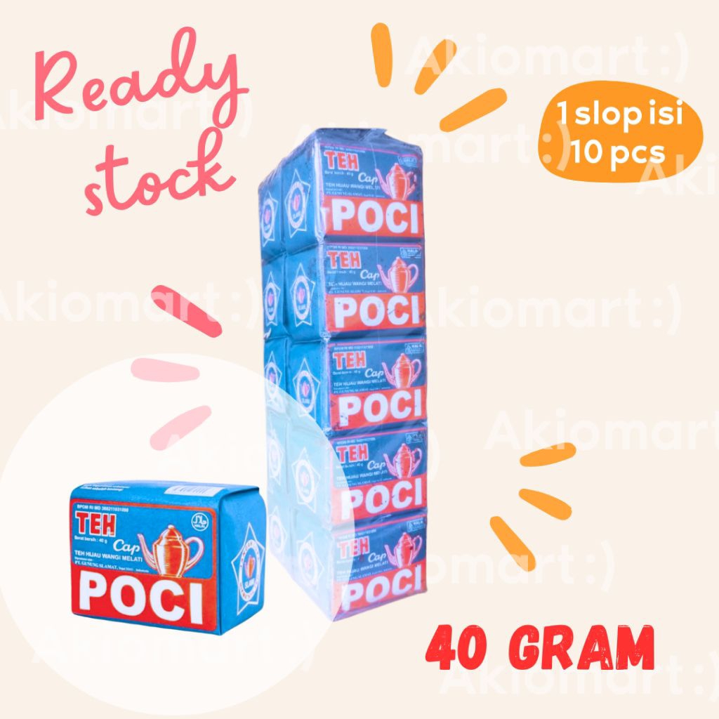 

Teh Poci Biru 40g Teh Cap Poci Biru 40g 1 Slop Isi 10 Bungkus