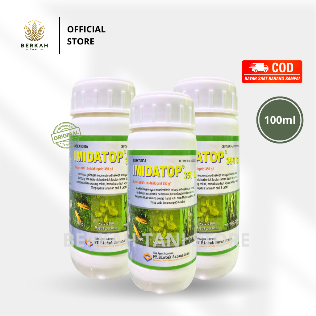 INSEKTISIDA IMIDATOP 350SL 100ML Imidakloprid 350 g/l