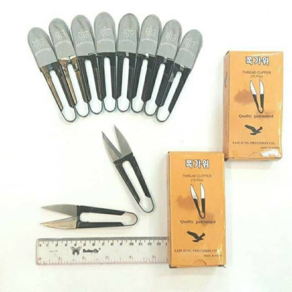 

1 pack isi 10 pcs} Samjung|pemotong benang|Gunting SAMJUNG