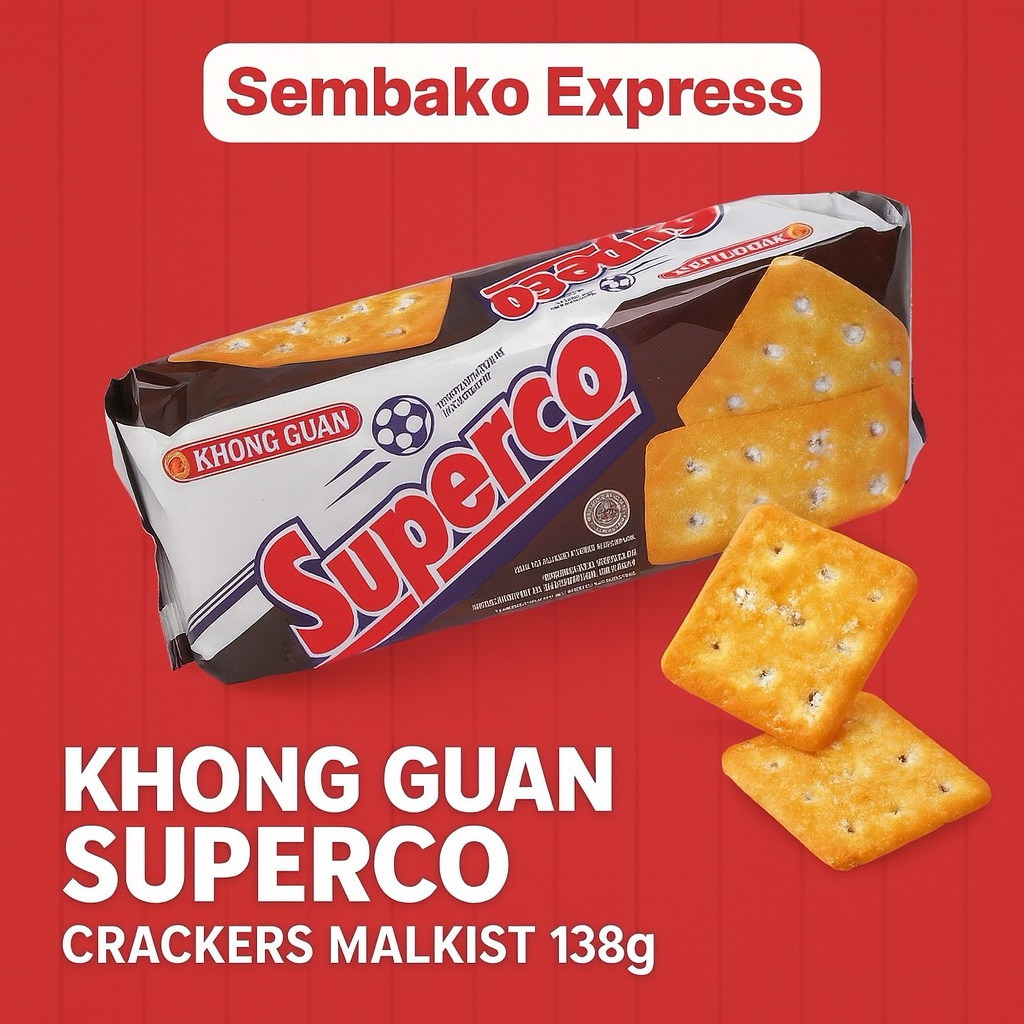 

Khong Guan Superco Crackers Malkist 138g