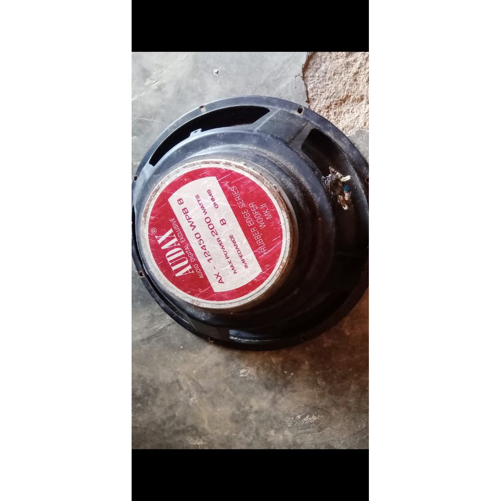 speaker audax 12 in bekas