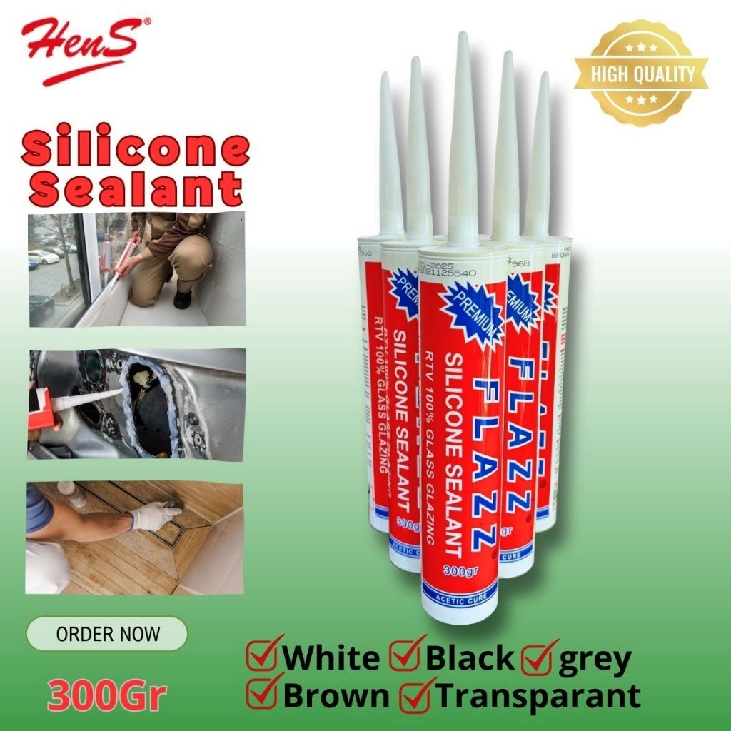 Lem Silicone Sealant / lem kaca / lem kayu / lem metal