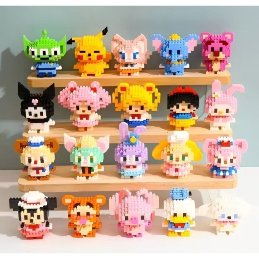 Mini Bricks Mainan Balok Nano Briks Plastik Original Lego Murah Makassar