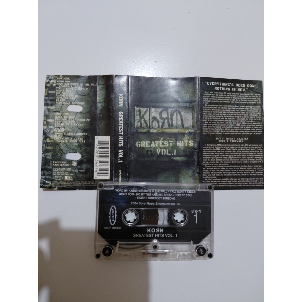 Kaset Original Korn - Greatest Hits