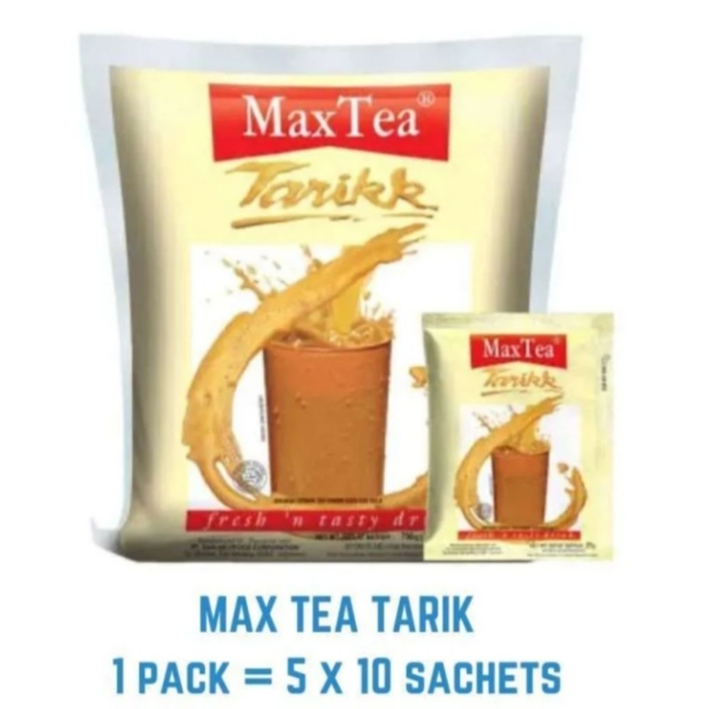 

Max Tea Teh Tarik 1 Pack Isi 50 Sachet