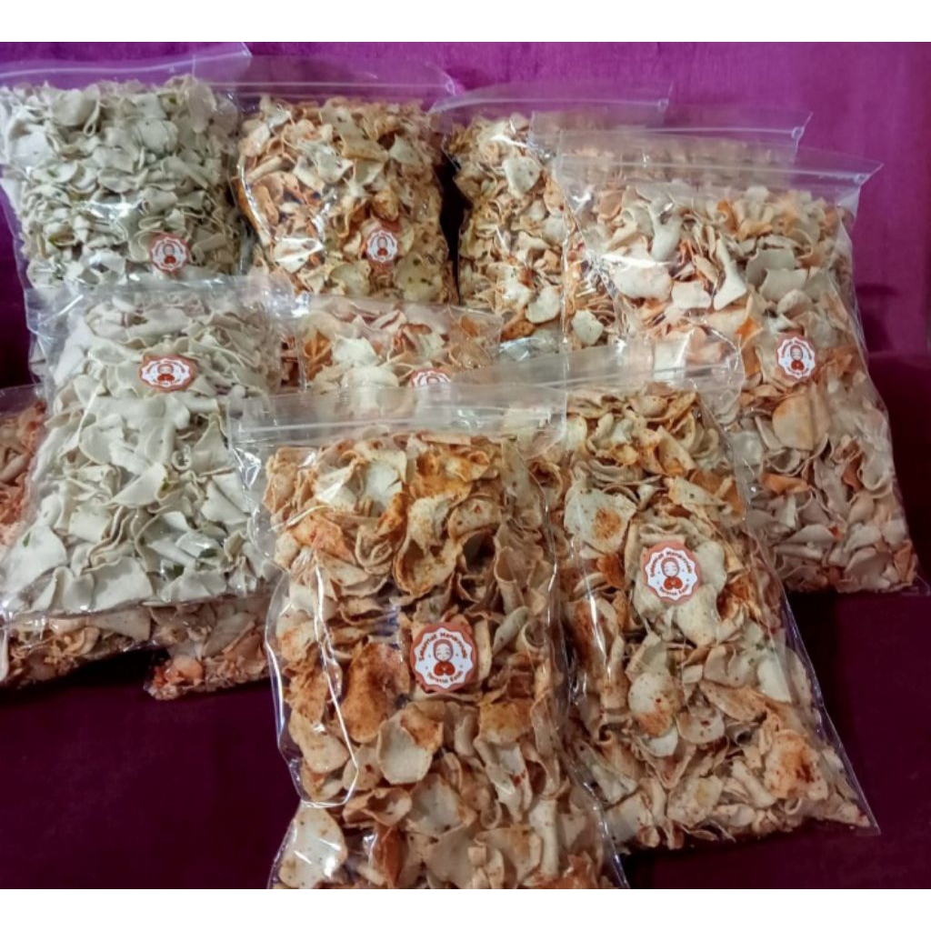 

basreng Mantap rasa Pedas Daun jeruk 1kg