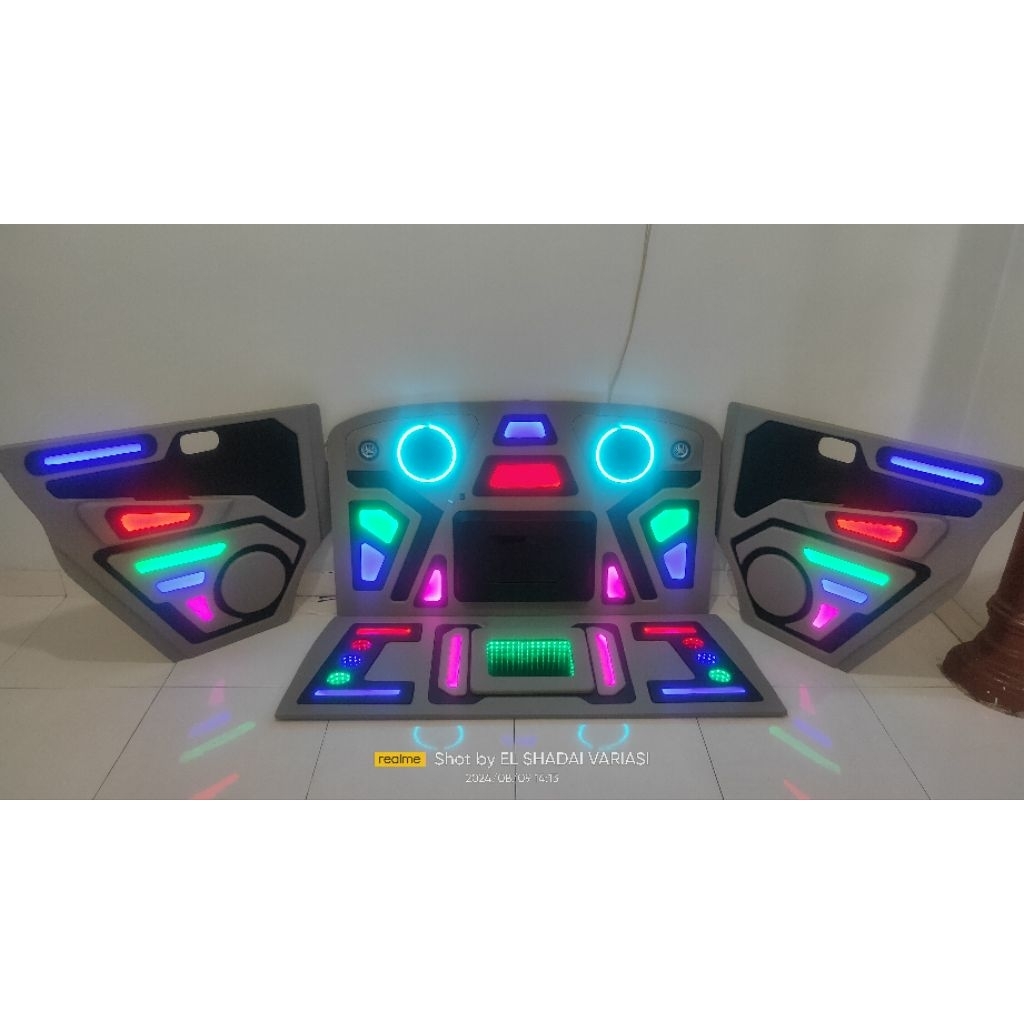 Plafon+doortrim panel pintu variasi interior custom Granmax Pickup full lampu