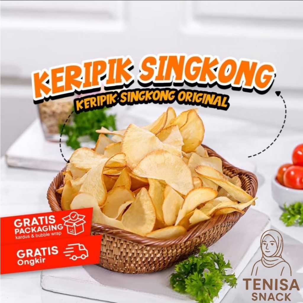 

KERIPIK SINGKONG ASIN 1KG