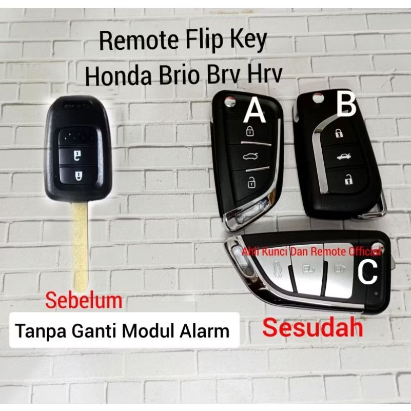 Remote Honda Brio Brv Hrv Kunci Lipat