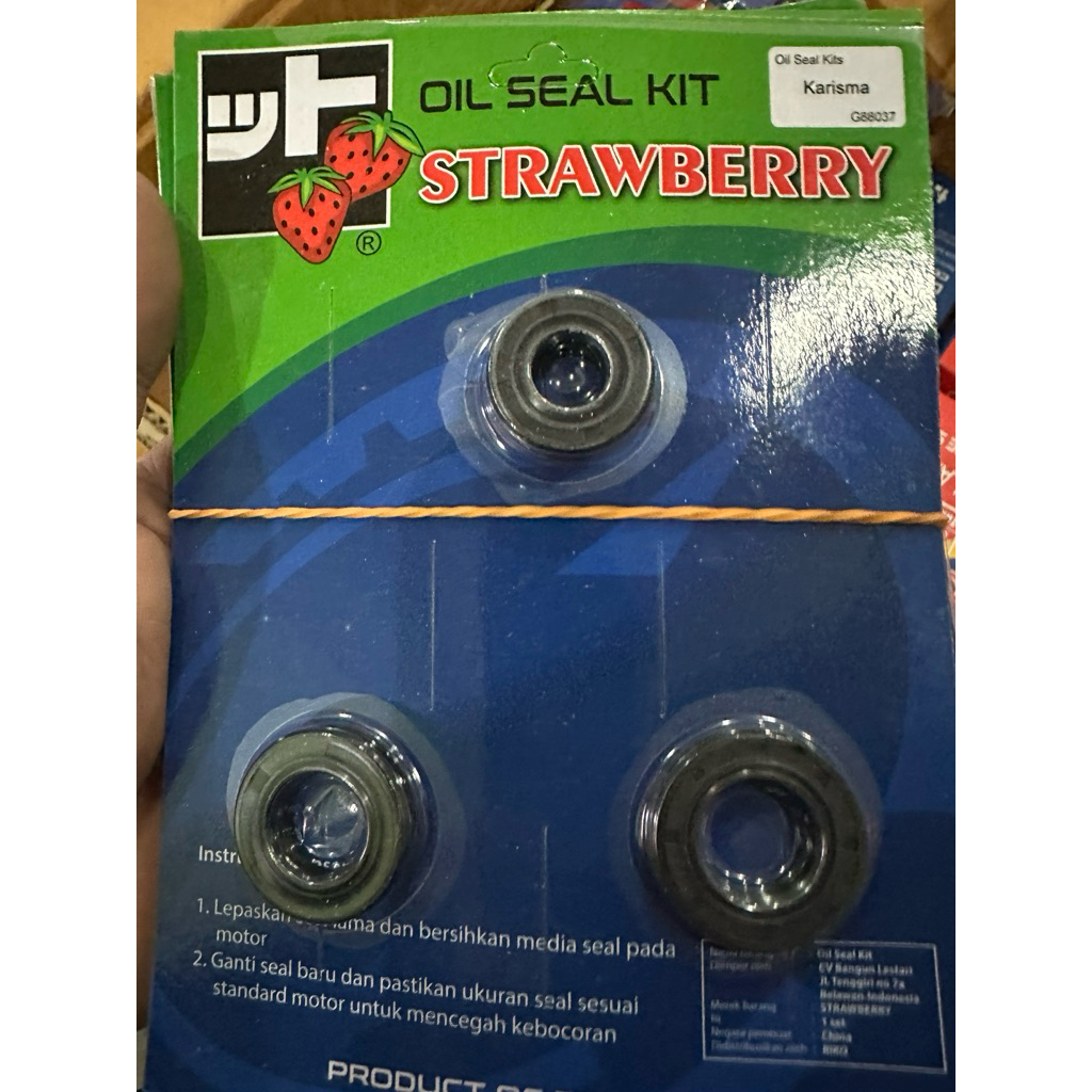SIL OLI SEAL MESIN COMPLETE KARISMA SUPRA X 125 OLD NEW KIRANA 125 LOKAL