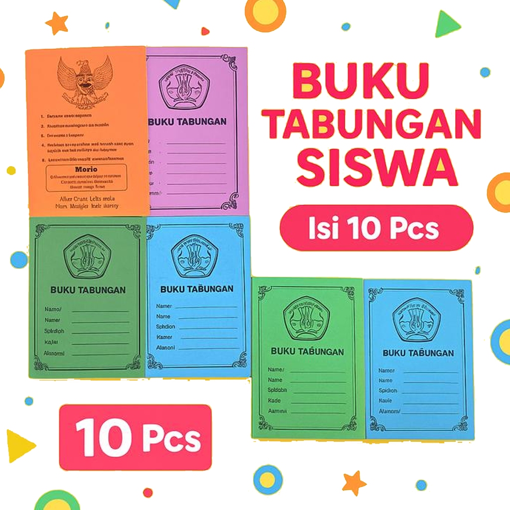 

Buku Tabungan Siswa Isi 10 Pcs – Ukuran 14.5×10.5 cm | 10 Halaman 19 Baris