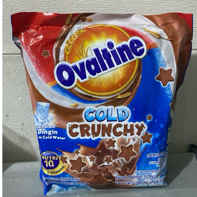 

OVALTINE CRUNCHY COLD 576gr (isi 18)