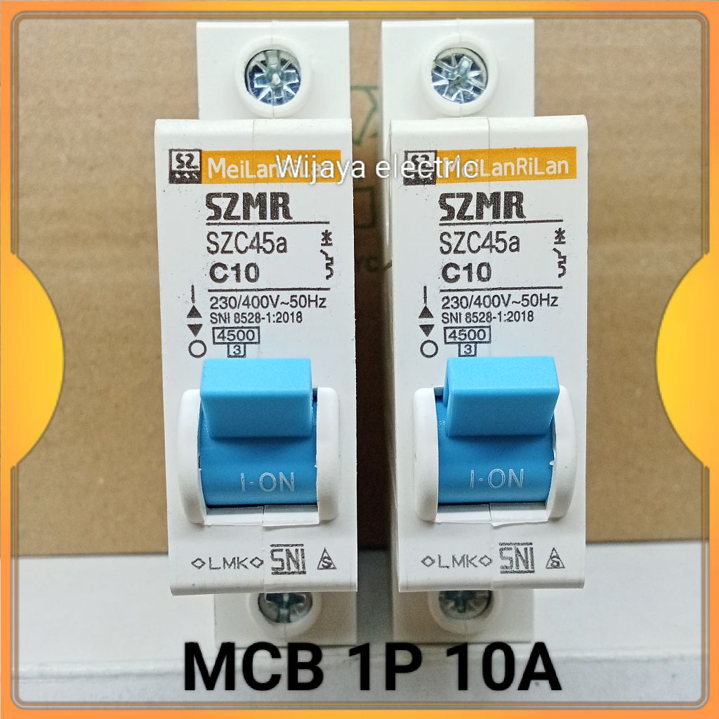 MCB 1P 10A SZC45a mcb 1phase c10 original SZMR