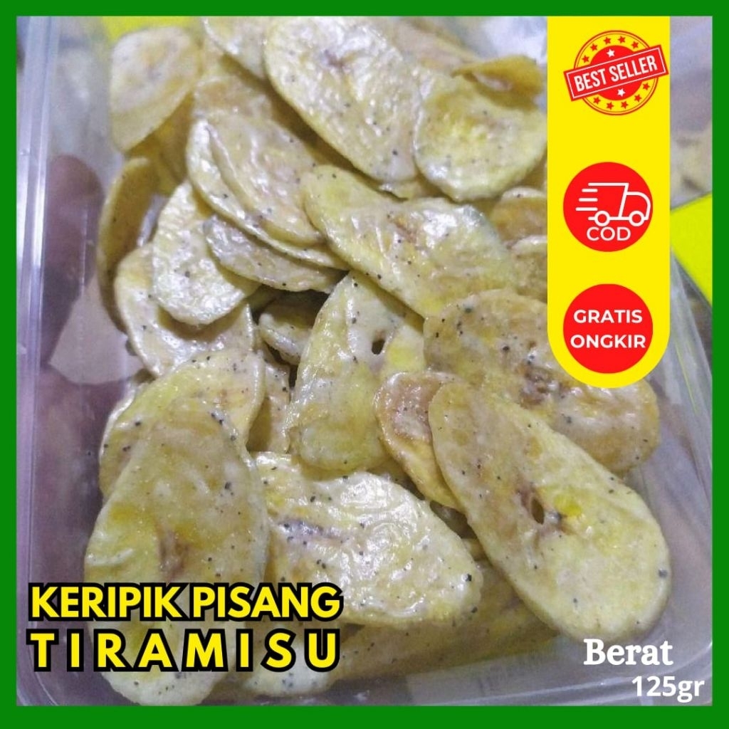 

Keripik pisang lumer rasa tiramisu