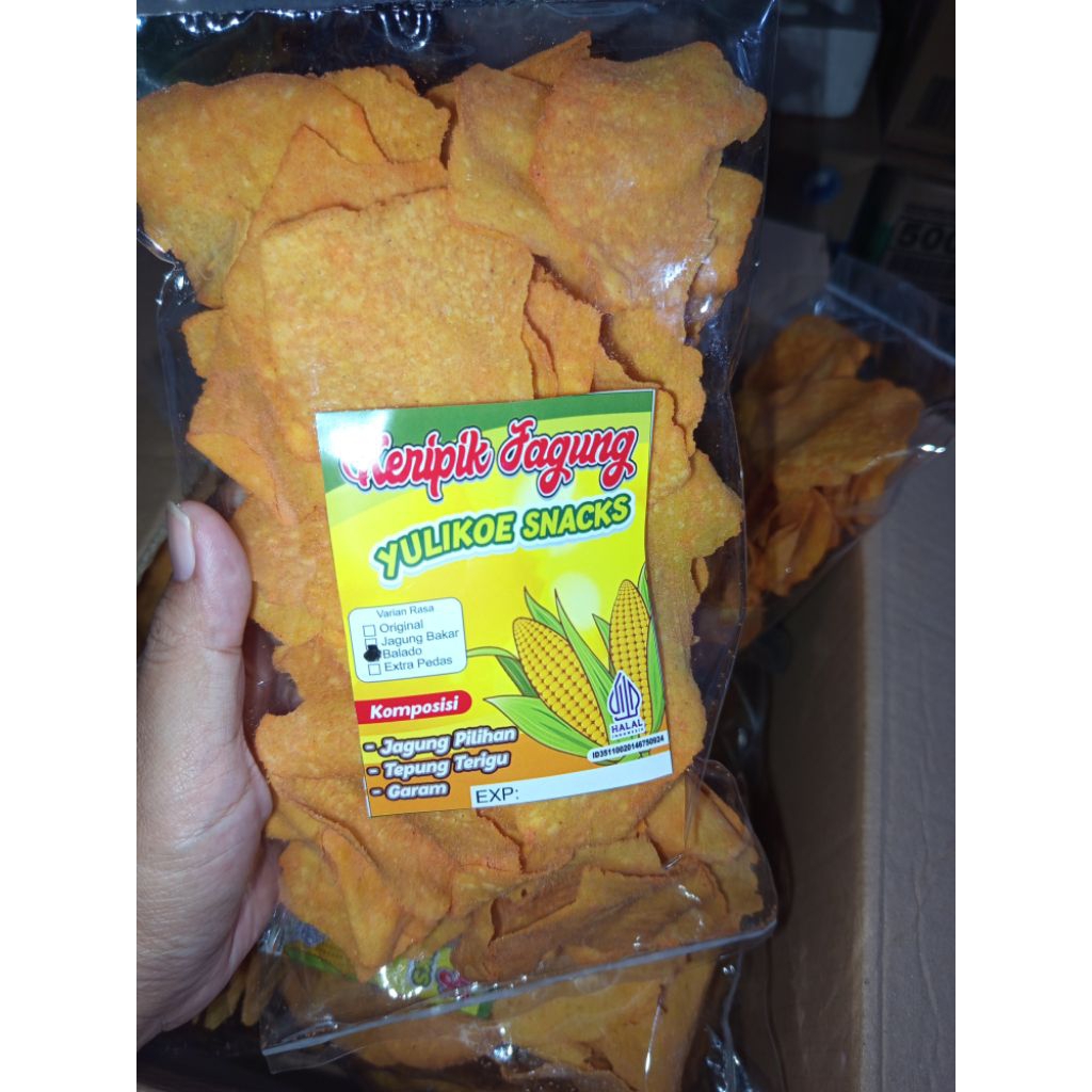 

KERIPIK JAGUNG 120G