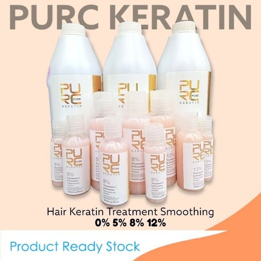 COD Pelurus rambut pure keratin treatment hair 5%8%12
