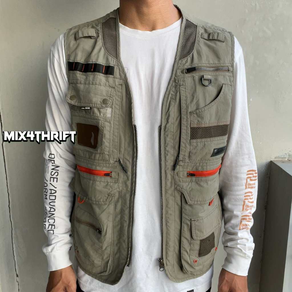 Mark tactical vest multi pocket | vest second | vest bekas | vest mancing | rompi mancing
