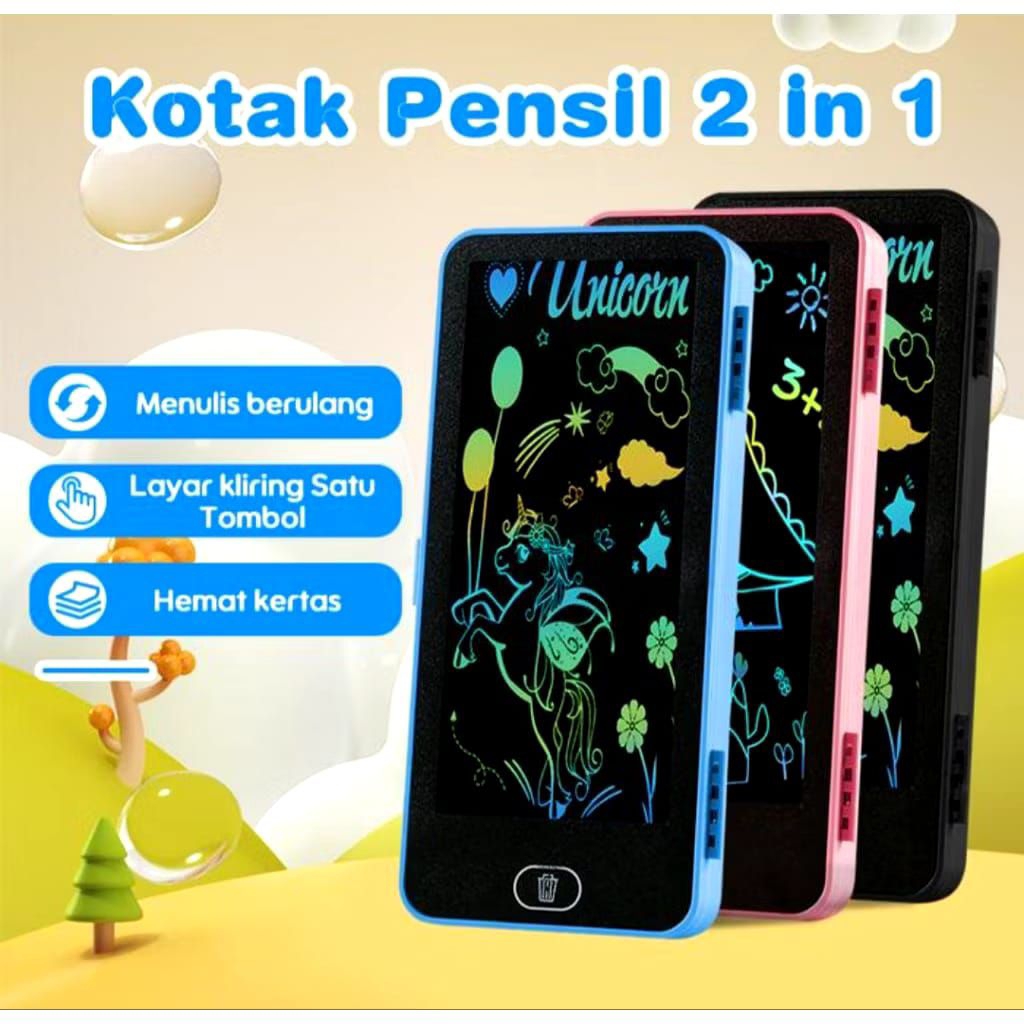 

[AJS] Tempat Pensil Drawing Box Ukuran Besar / Pad Edukasi 2in1