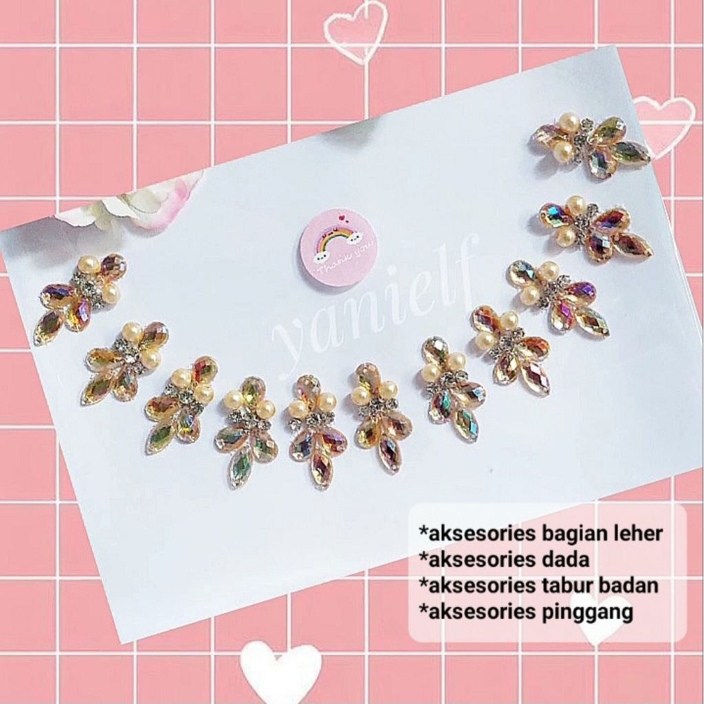 payet rangkai leher,dada,tabur