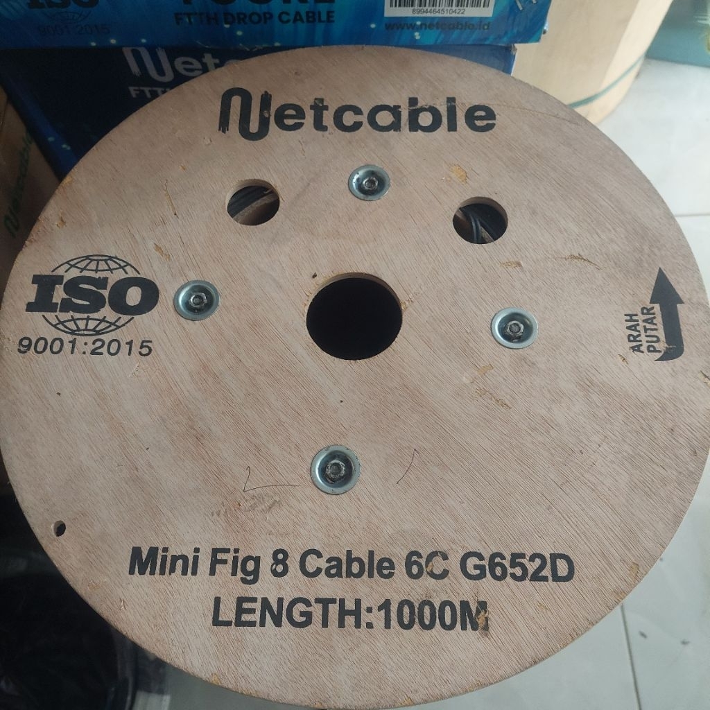 KABEL FIBER OPTIK FIG8 6 CORE FIG 8 6C 1KM / 2KM