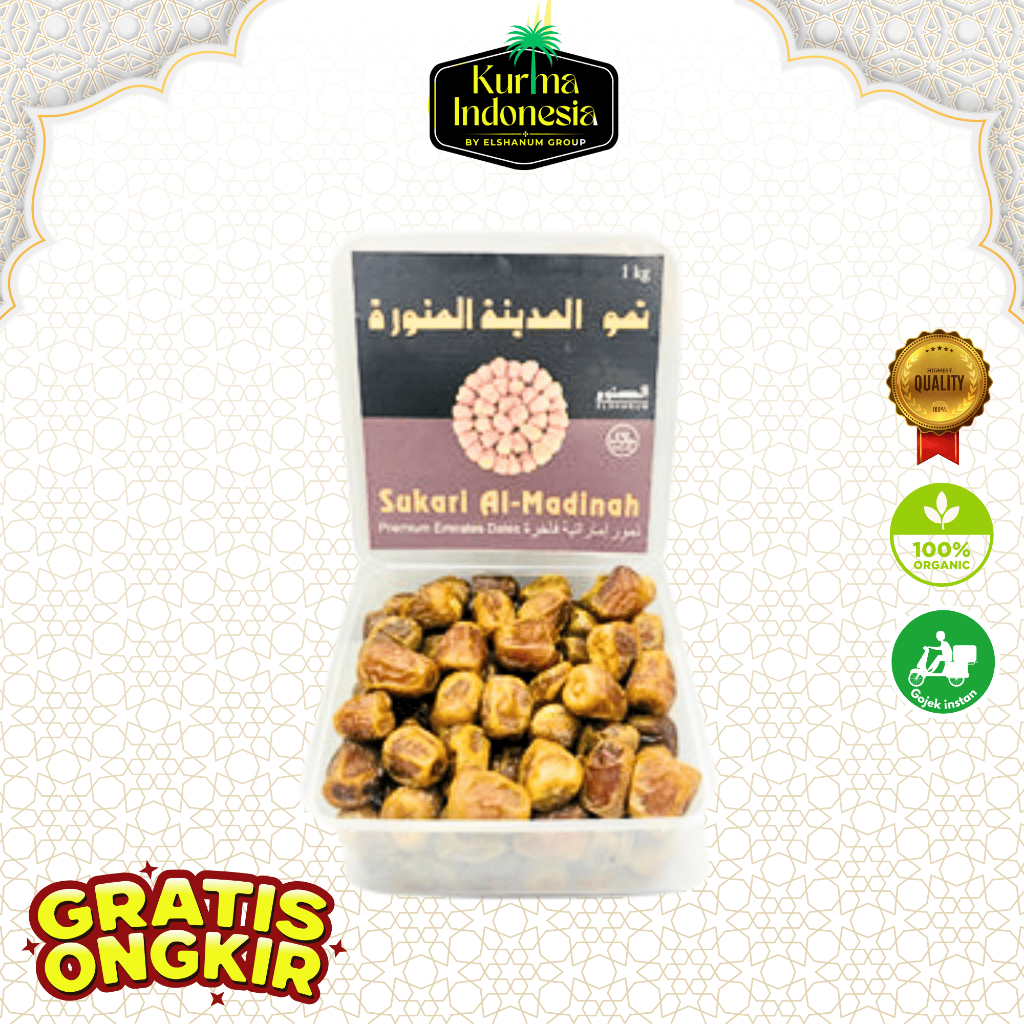 

KURMA SUKARI ELSHANUM 1 kg TOPLES / SUKARI MADINAH / KURMA SUKARI / SUKARI BASAH - KURMA INDONESIA