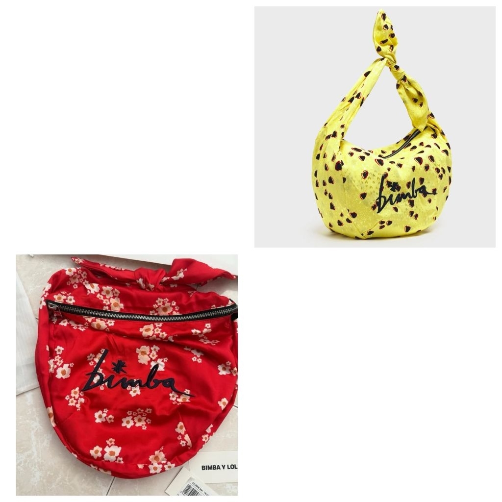 Ready Tas Bimba Y Lola S Acrylic Flowers Nylon Bucket Bag