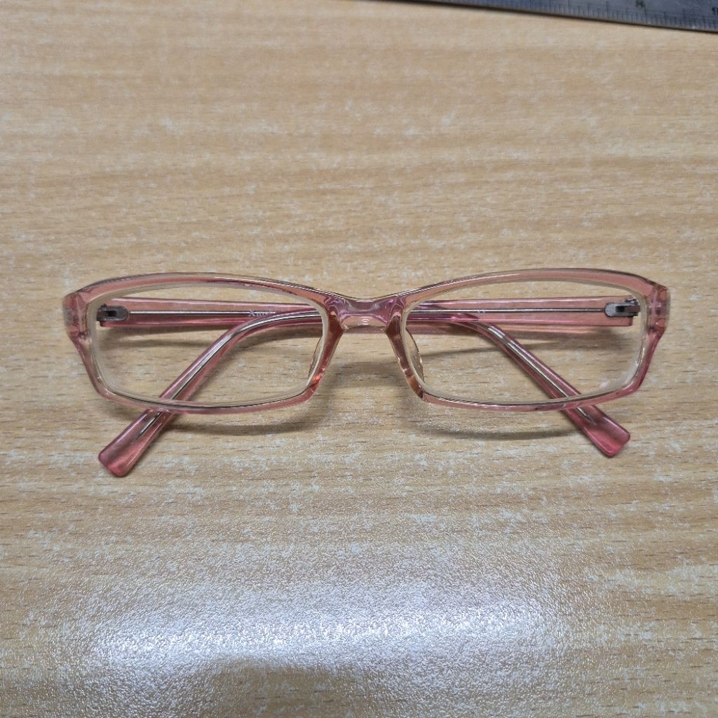 PINK FRAME KACAMATA XINSHISHANG | KACA MATA WANITA TEBAL BAGUS BEKAS SECOND PRELOVED