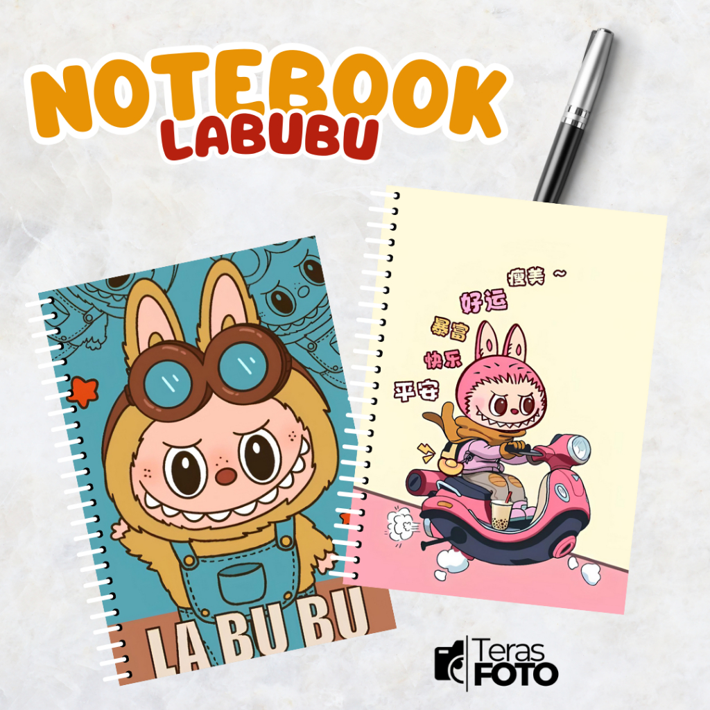 

Notebook Ukuran A5 Spiral LABUBU