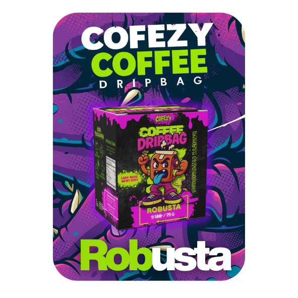 

Cofezy Coffee Dripbag Kopi Robusta sensasi jadi barista dirumah