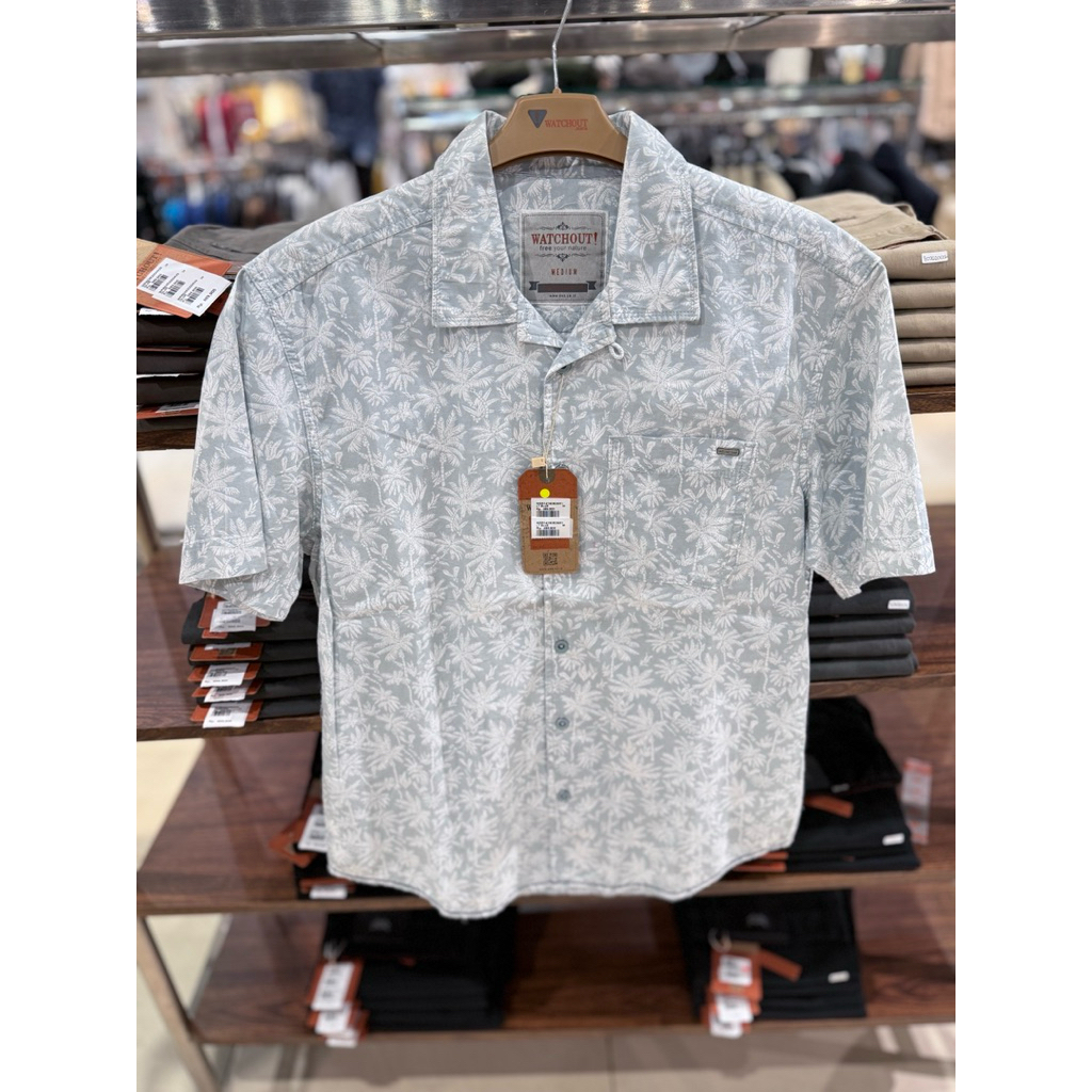 kemeja printing pria watchout