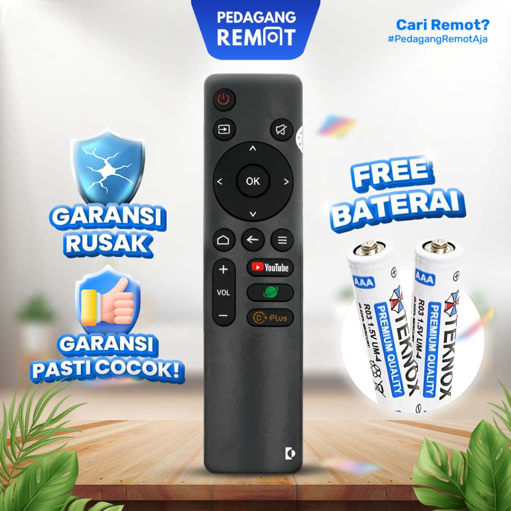 Remot Remote TV Coocaa Digital Smart TV 32S3U 40S3U 43S3U 50S3U S3U Remot TV Coocaa LCD LED Smart TV