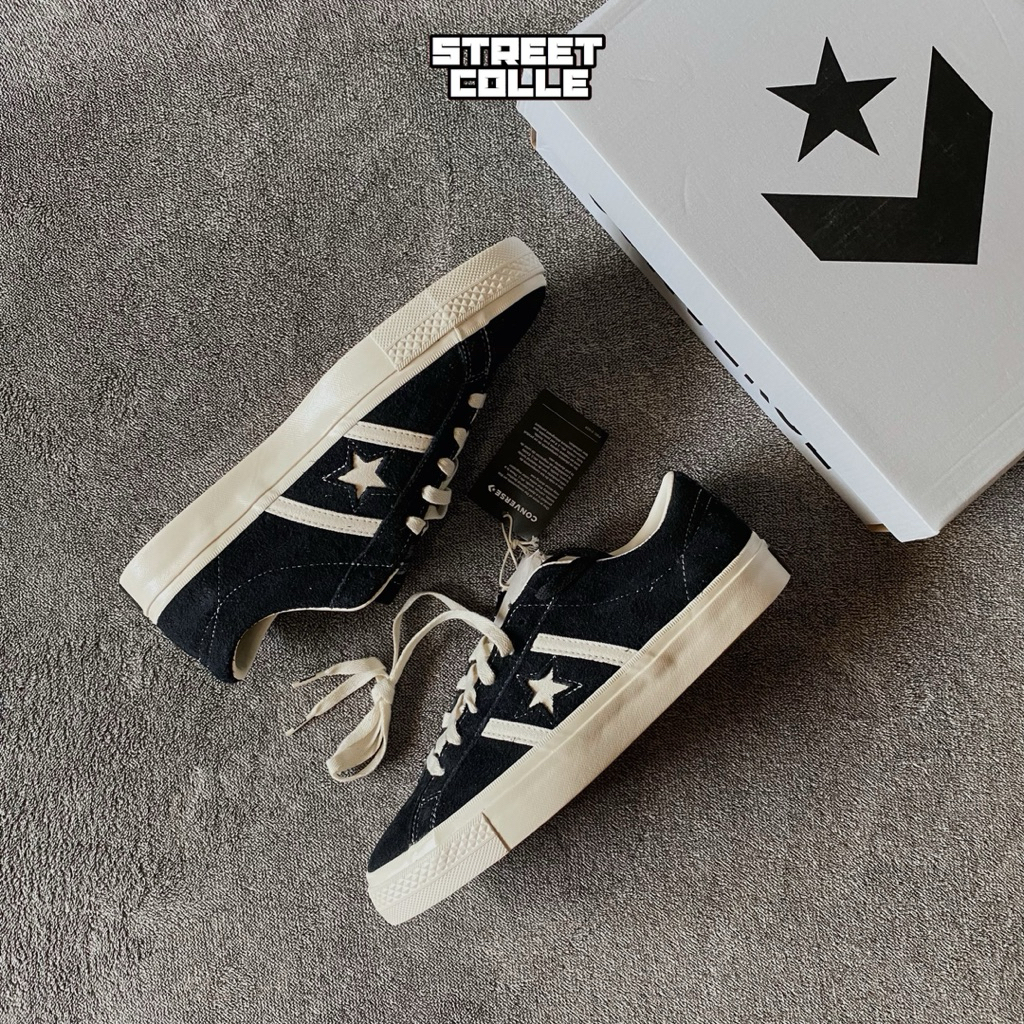 Converse One Star Academy PRO OX Black White Suede
