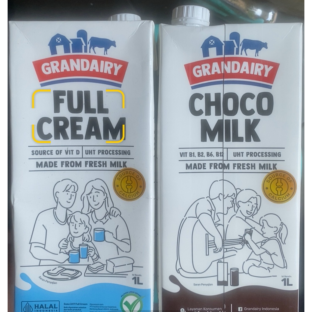 

Grandairy Fresh Milk 1L