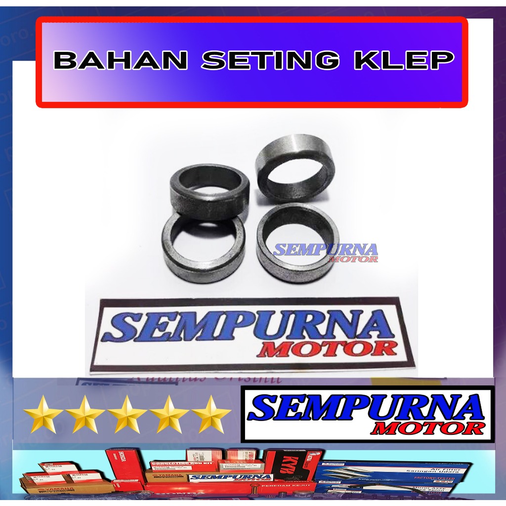 Bahan Sitting Seting Setting Klep Kelep Grand Supra in : 24.80 / ex : 22.15 Harga Satuan dan 1 Set