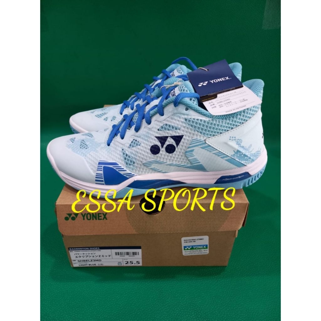 SEPATU BADMINTON YONEX ECLIPSION Z3 MID LIGHT BLUE JP CODE