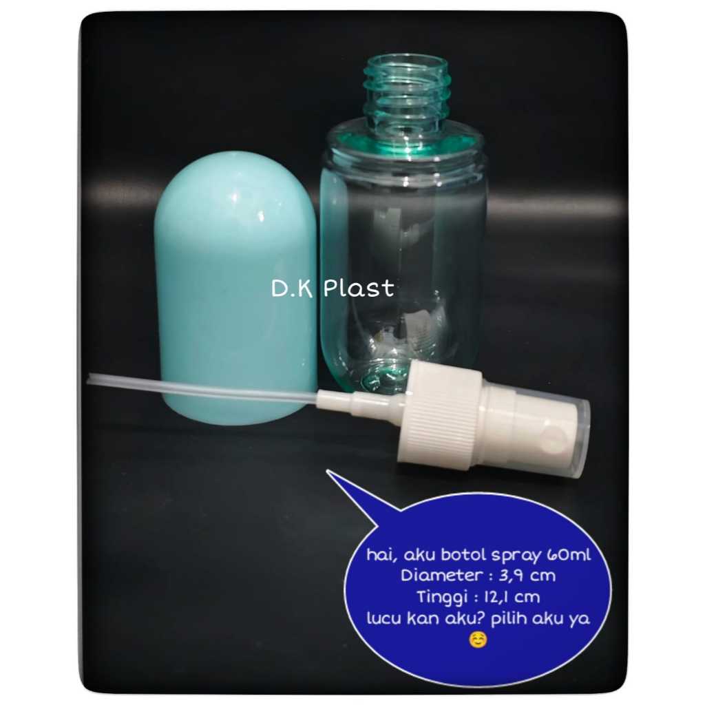 Botol spray 60ml botol peluru spray 60ml Botol spray kapsul 60ml PET